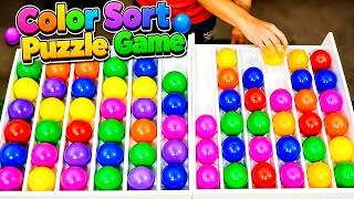 Thumbnail: COLOR SORT PUZZLE GAMEPLAY 🎯 | HARD LEVELS SOLVED