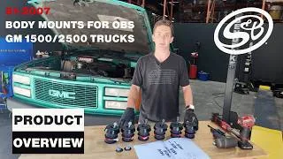 Thumbnail: S&B Body Mounts | Body Mount Kit for GM 1500/2500 Trucks
