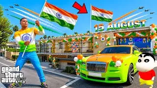 Thumbnail: Franklin Celebrate INDEPENDCE DAY in Franklin Tuition Classes with Shinchan & All Students In GTA V