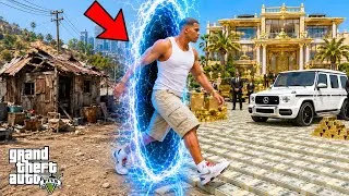 Thumbnail: Franklin and Shinchan Entered Real World To Dream World Richest Man IN GTA V