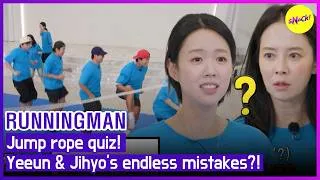 Thumbnail: [RUNNINGMAN] Jump rope quiz! Yeeun & Jihyo's endless mistakes?! (ENG/MAL SUB)