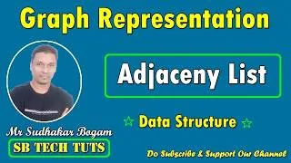 Thumbnail: Adjacency List Graph Representation | Graph Representation | Data Structures