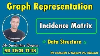 Thumbnail: Incidence Matrix Graph Representation | Graph Representation | Data Structures