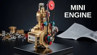 Thumbnail: Single Cylinder Engine | Metal Model Assembly