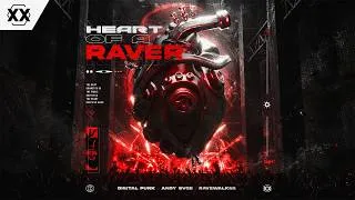 Thumbnail: Digital Punk, ANDY SVGE & RAVEWALKER - Heart Of A Raver | Official Hardstyle Visualizer