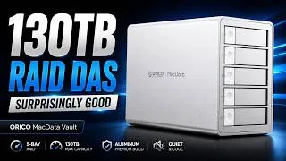 Thumbnail: ORICO MacData Vault Review | This 130TB RAID DAS is Surprisingly Good