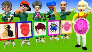 Thumbnail: Scary Teacher 3D vs Squid Game Drawing Hair Squid Girl Nice or Error 5 Times Challenge