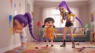 Thumbnail: Poor Little Young Rumi 😭💔 & Evil Doll’s Secret Plan | Become Famous Artist