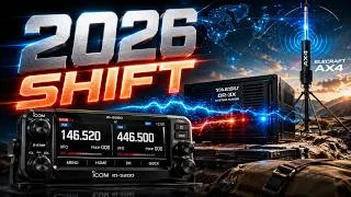 Thumbnail: 2026 Isn’t Waiting — Big Changes in Ham Radio Gear You Need to See | ID-5200, DR-3X & Elecraft AX4