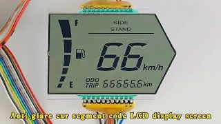 Thumbnail: Custom Instrument LCD - SJXDGW024 - Custom Segment LCD
