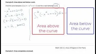 Thumbnail: 3.7 Area and the Integral (part 4) More Examples