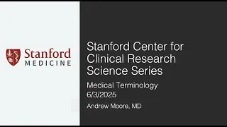Thumbnail: Medical Terminology and Common Medical Acronyms with Andrew Moore, MD