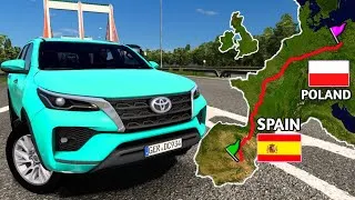 Thumbnail: ETS 2 : Longest Road Trip from (Spain to Poland) | Euro Truck Simulator 2