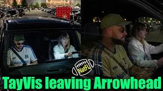 Thumbnail: Taylor Swift spotted Driving Husband Travis Kelce away from Arrowhead after Chiefs' game Tonight