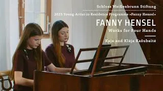 Thumbnail: Fanny Hensel, Works for Four Hands - Klėja und Kaja Kašubaitė on Graf Fortepiano (1828)