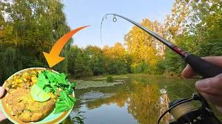 Thumbnail: Karpfen angeln am kleinen Waldsee / Catch and Cook