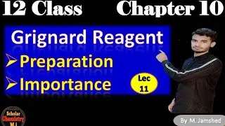 Thumbnail: Grignard Reagents ll Preparation ll Reactivity ll important related short Question lec 11