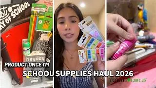 Thumbnail: School Supplies Haul 2026 | TikTok Compilation #3