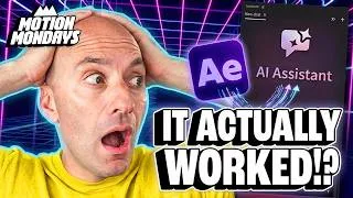Thumbnail: After Effects' AI Agent IS HERE + Rive Can't Stop Won't Stop | Motion Mondays