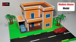 Thumbnail: Modern House Model/ Villa House Model/ Cardboard House Model/ Mini House/ Types Of House Model