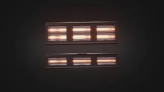Thumbnail: Chauffages électriques infrarouges d'intérieur/d'extérieur eSchwank Titan Series