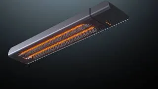 Thumbnail: eSchwank Ghost Series | Chauffages électriques infrarouges pour espaces extérieurs modernes