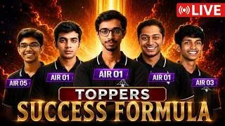Thumbnail: TOPPERS STRATEGY REVEALED 😱 | How AIR 1 Cracked IAT/NEST 2026