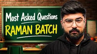 Thumbnail: All Your Queries Answered 🚨 |  IAT & NEST 2027 | Raman Droppers Batch FAQ 🔥