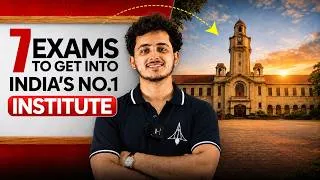 Thumbnail: How to Enter India's Top Research Institutes After B.Sc: 7 National Exams Complete Guide!