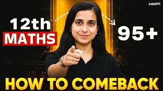 Thumbnail: Maths Mein Comeback Kaise Kare? | Class 12 Boards 2027 Complete Strategy 🔥