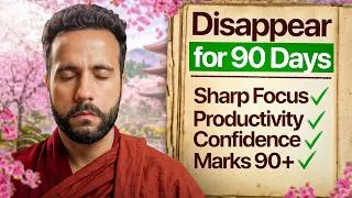 Thumbnail: Master MONK MODE Mindset to become TOPPER!