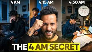 Thumbnail: 4 AM Wake-Up Hacks That Make You SUPERHUMAN