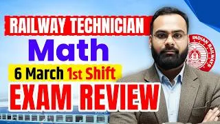 Thumbnail: Railway Technician Math Exam Review 6 March 1st Shift