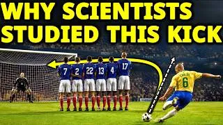 Thumbnail: The Free Kick That Baffled Physicists. Football (Soccer) World Cup 2026 | Magnus Effect