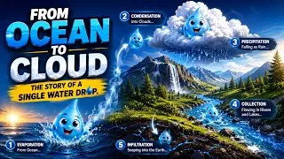 Thumbnail: From Ocean to Cloud: The Story of a Single Water Drop.