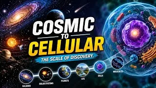 Thumbnail: Cosmic to Cellular: The Scale of Discovery.
