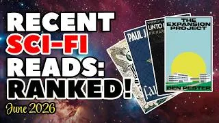 Thumbnail: I tier-rank the 11 SFF books I read in June 2026 - but which is my book of the month?