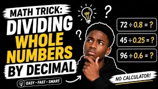 Thumbnail: In one minute, you'll understand how to divide whole numbers by decimals