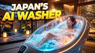 Thumbnail: Japan's AI Human Washing Machine — 15-Minute Full Body Spa 🛁