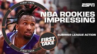 Thumbnail: EXTREMELY IMPRESSIVE Summer League performances by NBA rookies 📈 | First Take
