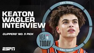 Thumbnail: No. 5 pick Keaton Wagler on NBA Summer League and his experience as a Clipper so far | NBA Today