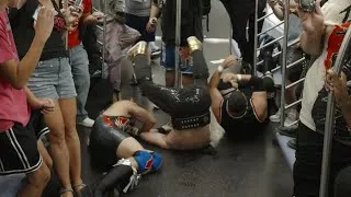 Thumbnail: WRESTLING on NYC SUBWAY - SubwayMania with Richard Holliday August 28, 2026