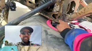 Thumbnail: Brandon Walsh walks through a ripped suspension at RM 76, goes on to finish — #baja500 Pro UTV Open