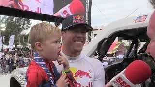 Thumbnail: Andy McMillin & Bryce Menzies' first words after crossing the finish—BF Goodrich 58th SCORE #Baja500