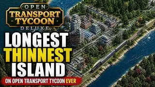 Thumbnail: Can I Connect 100 Cities on the Longest Island Ever? Transport Tycoon Deluxe (OpenTTD)