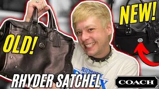Thumbnail: NEW Coach Rhyder Satchel & the OLD; What's Missing From the NEW?