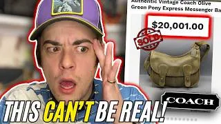 Thumbnail: Coach Bag SOLD for $20,000? The Truth Behind the Vintage Coach Market