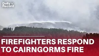 Thumbnail: Firefighters respond to DEVASTATING Cairngorms wildfire