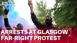 Thumbnail: Arrests at VIOLENT Unite the Clans protest in Glasgow
