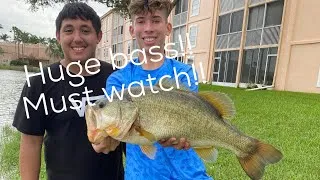Thumbnail: Huge Bass caught!! Personal best!! First video ever!! Sf outdoor🎣🏄🏽‍♂️🔥